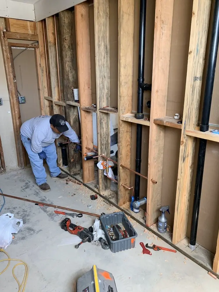 Commercial rough-in plumbing for Gas Line Repair in Seneca Springs